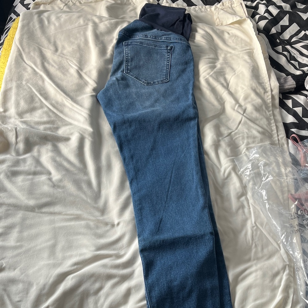 Maternity Blue Denim Jeans size small